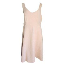 TORRID Solid All Light Pink Textured Sleeveless Pullover Dress Womens Size 1